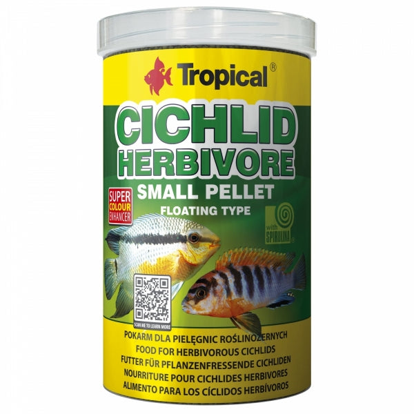 Tropical Cichlid Herbivore Small Pellet