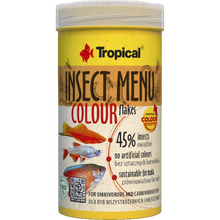 Tropical Insect menu colour flakes