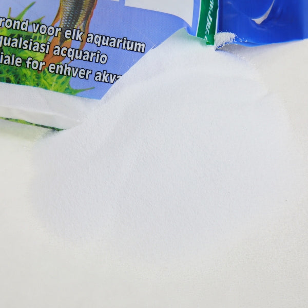 JBL Sansibar Snow - podrobnost akvarijskega peska