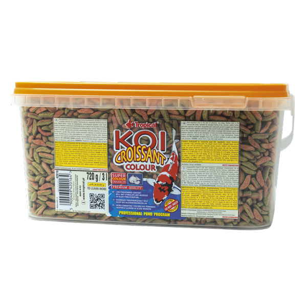Tropical Koi Croissant Colour - hrana za koi šarane u kanti