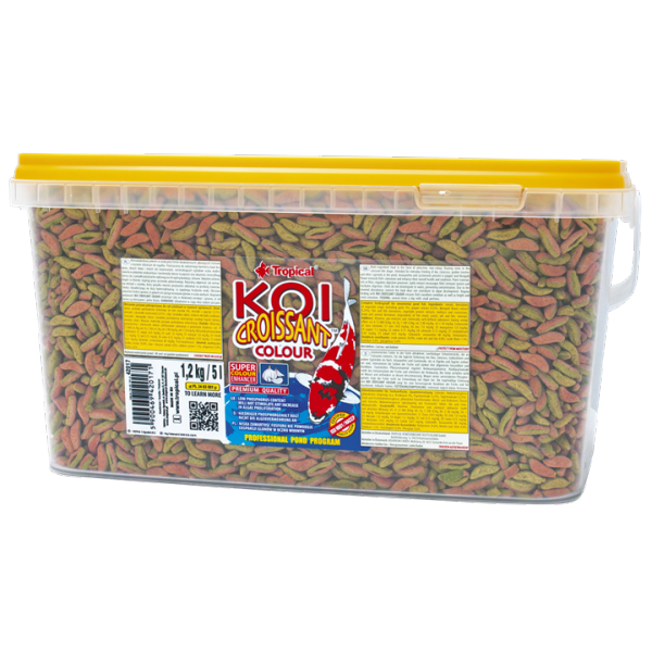 Tropical Koi Croissant Colour - hrana za koi šarane u kanti