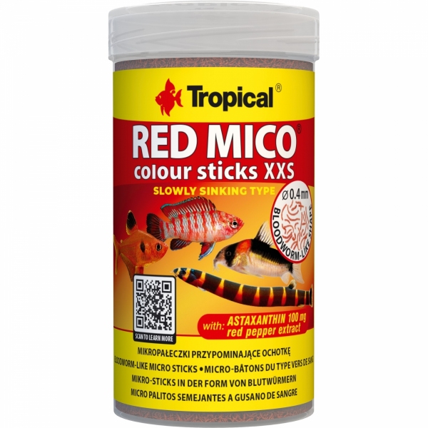 Tropical Red Mico Colour Sticks XXS