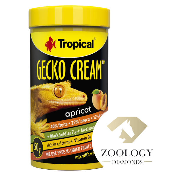 Tropical Gecko Cream Apricot