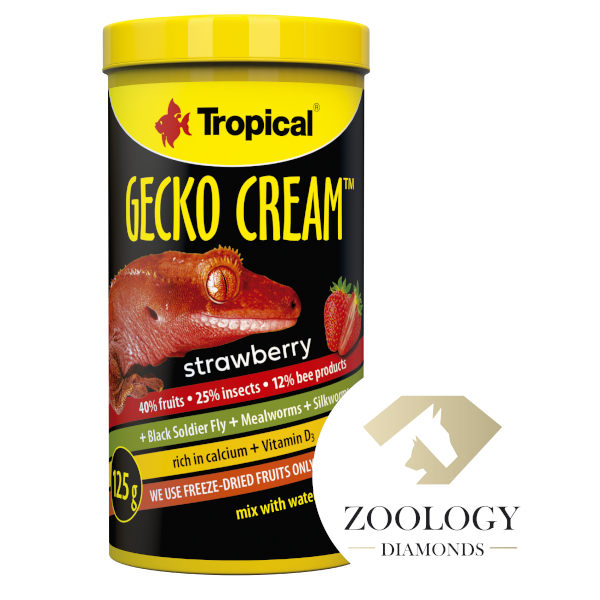 Tropical Gecko Cream Strawberry